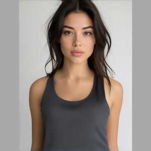 J. Crew dark gray ribbed tank top, size S/M, excellent used condition